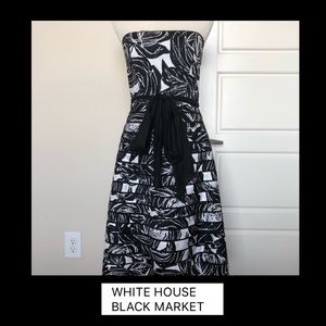 White House Black Market Floral Cocktail Dress